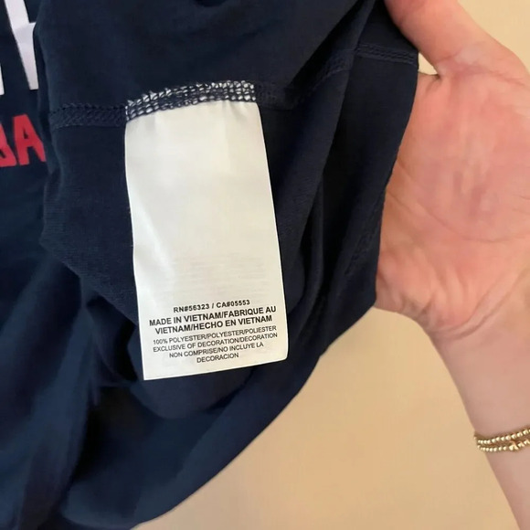 Nike Dri Fit Mens Blue T Shirt Small Atlanta Braves Baseball Short Sleeve MLB - Picture 6 of 6